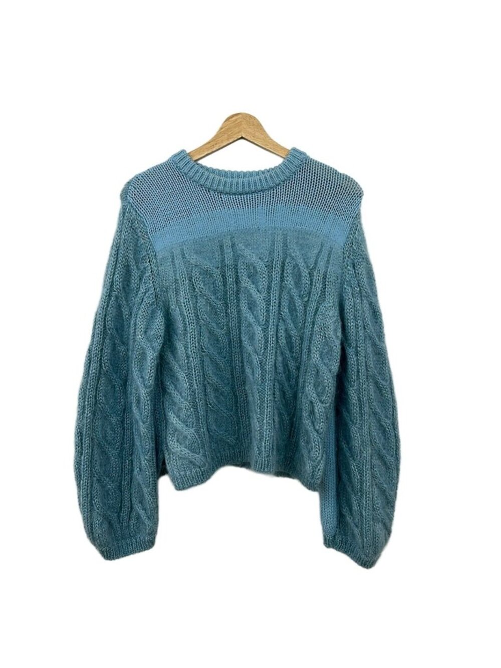 Fendi Long Sleeve Sweater 40 M Light Blue